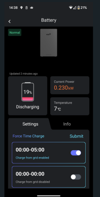 App battery