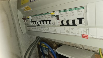 It doesn't matter which floor is turned off, no matter what light is turned off at the top or bottom, result is always same everything goes to the "Home"